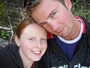  Jacinda and her partner Geoff Fosbender on New Years eve in Stewart Island 2011. They have been together for close to two years.